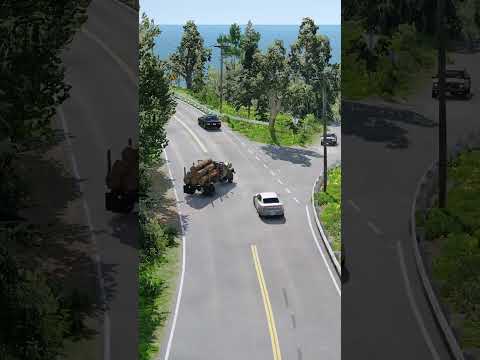 Realistic Highway Car Crashes #506 - BeamNG.Drive
