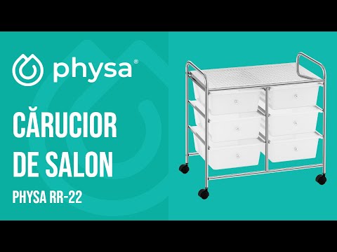 video - Cărucior de salon - 6 sertare