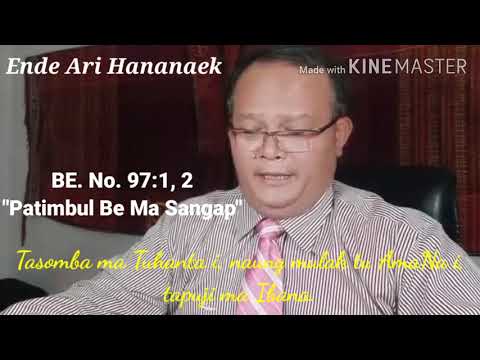 BE. No. 97:1, 2 "Patimbul Be Ma Sangap"