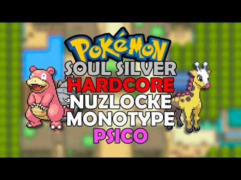 Pokémon SOUL SILVER Hardcore Nuzlocke MONOTYPE Psico - Pokémon Challenge ITA
