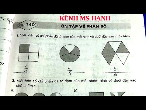 Vở Bài Tập Toán 5 Bài 140 Ôn Tập Về Phân Số #mshanh #toanlop5