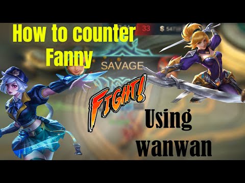 Wanwan savage gameplay against fanny | counter fanny | MLBB
