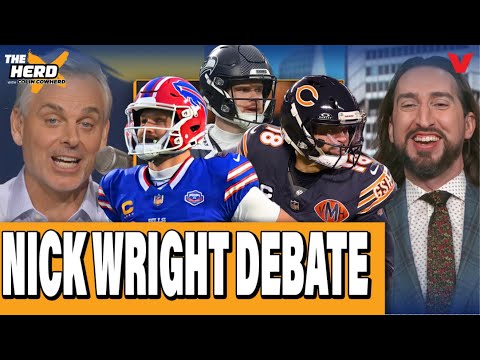 Colin Cowherd & Nick Wright DEBATE NFL Wild Card + Joel Klatt on CFP predictions | THE HERD