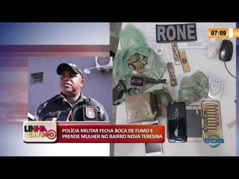 PM fecha boca de fumo e prende mulher no bairro Nova Teresina (19 05 20)