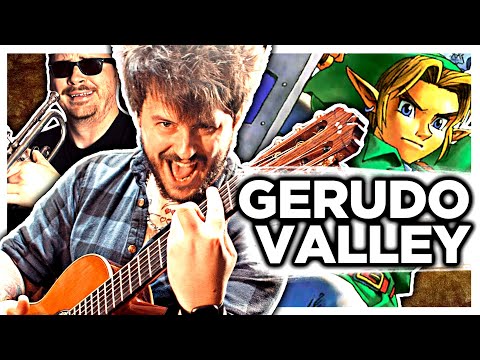 GERUDO VALLEY - Ocarina of Time | FLAMENCO / METAL Guitar Cover || FamilyJules