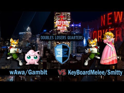 DTN2019 - Melee Doubles - wAwA/Gambit Vs. KeyBoardMelee/Smitty - Losers Quarter Final