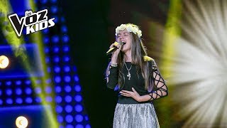 Juliana canta El Sol No Regresa - Audiciones a ciegas | La Voz Kids Colombia 2018