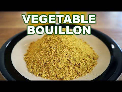 How to Make Vegetable Bouillon Powder at home for HALF...