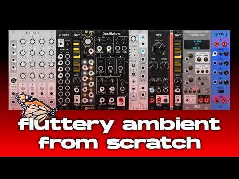 Making a fluttery ambient patch in VCV Rack! // Midnight Modular