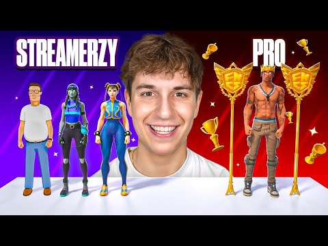 MISTRZ ŚWIATA vs 3 STREAMERÓW w Fortnite