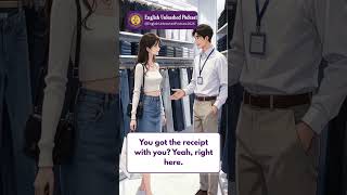 Easy English conversation: Exchanging clothes #english #learnenglish #shorts