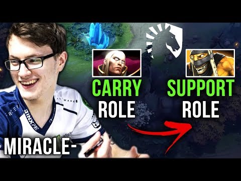 Miracle- Changing Role From Carry To Support In Pubs - New Team Liquid Strat?! Dota 2 - Patch 7.20e