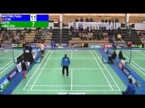 Estonian International 2016 | MS | R16 | Ville Lang [FIN] vs Pedro Martins [POR]