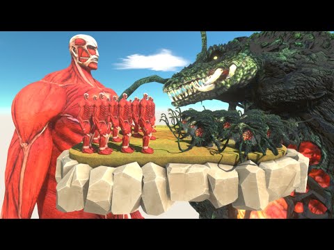 Vilain Battle Colossal Titan vs Biollante  - ARBS