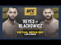 UFC 253: Dominick Reyes vs Jan Blachowicz Virtual Media Day - MMA Fighting