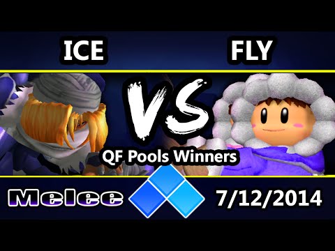 EVO 2014 - Ice (Sheik) Vs. Fly Amanita (Ice Climbers) SSBM Winners Bracket - Melee