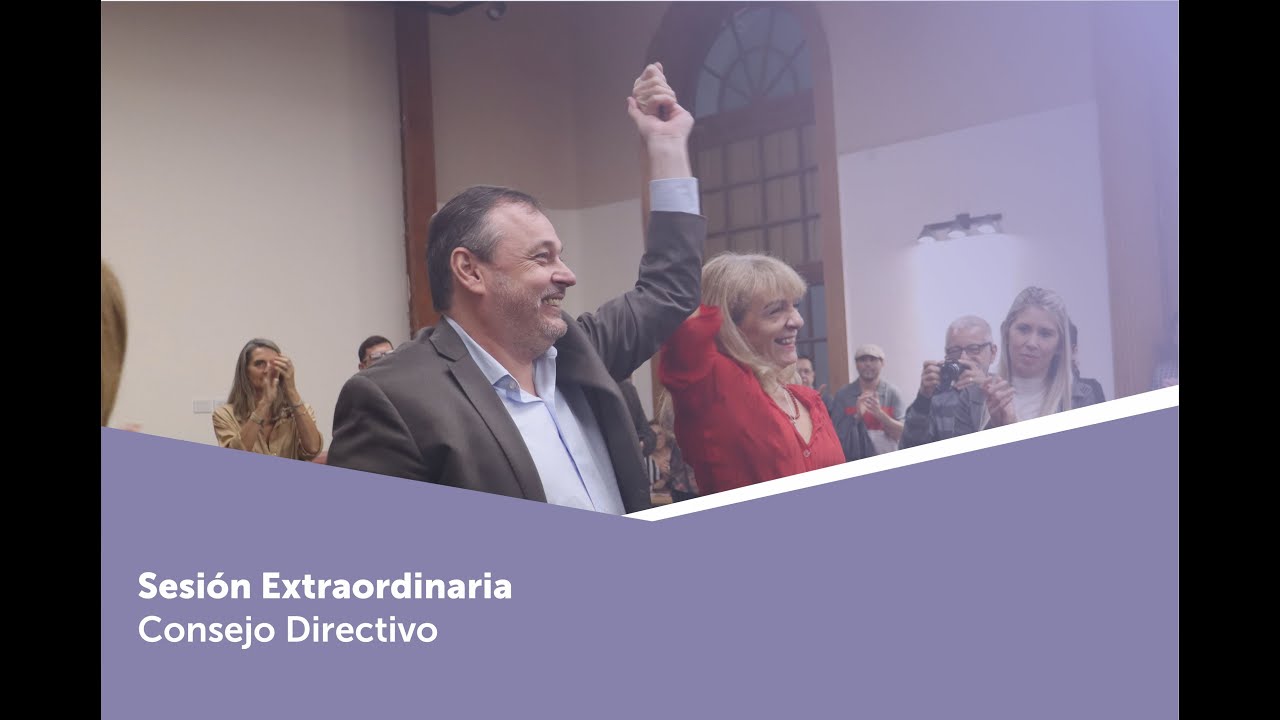 Sesión Extraordinaria Consejo Directivo - Elección de Autoridades.
