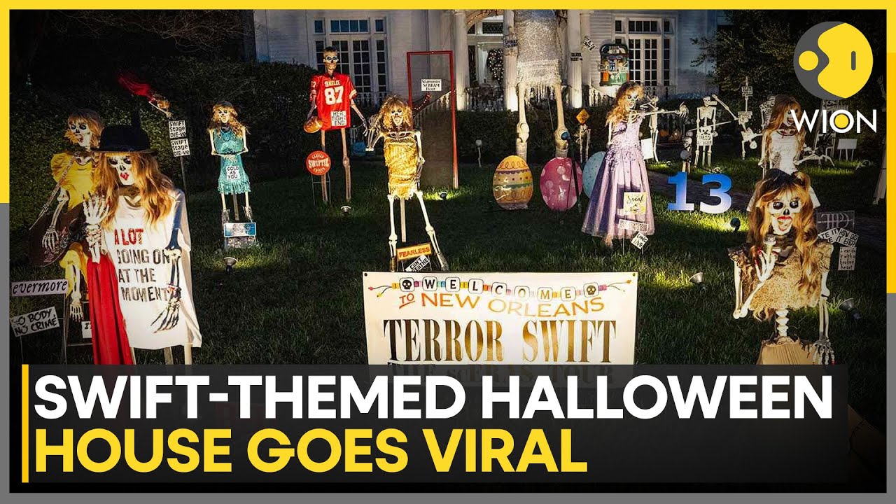 Taylor Swift-Themed Halloween Display Goes Viral in Minnesota | “The Life of a Showghoul” | WION