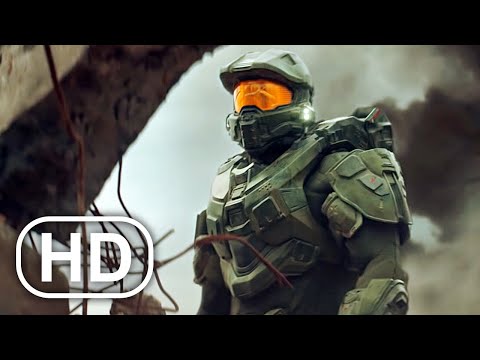 Master Chief Destroys Entire Ship With Aliens Scene 4K ULTRA HD - Halo Cinematic