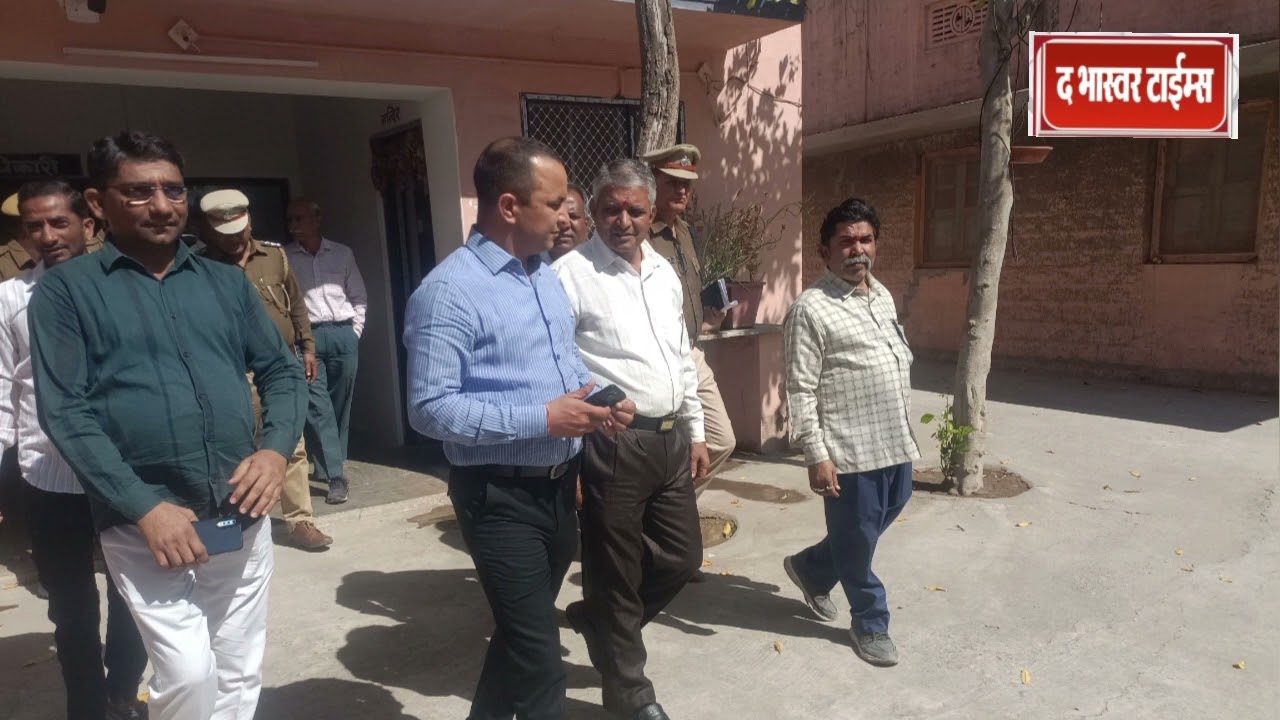 नवनियुक्त थानाअधिकारी का ग्रामीणों द्वारा जोरदार स्वागत पुलिस अधीक्षक ने किया थाने का किया निरीक्षण