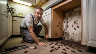 We Found a Giant Roach Nest in Our Wall, Floor & Roof!