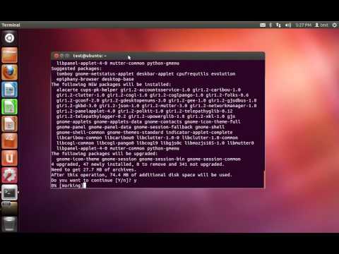 comment installer gnome sur ubuntu