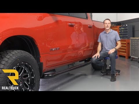 How to Install Ionic 3" Black & Stainless Nerf Bars on a 2019 Dodge Ram 1500