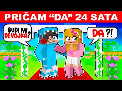 GOVORIM "DA" LUKI 24H U MINECRAFTU!