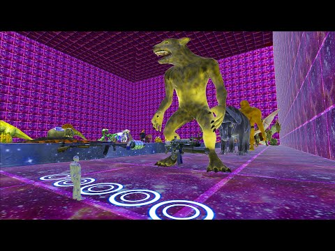 ⚔️ FPS AVATAR DEATH RUN VERY HUGE UNITS IN A BIG SPACE CUBE - Animal Revolt Battle Simulator