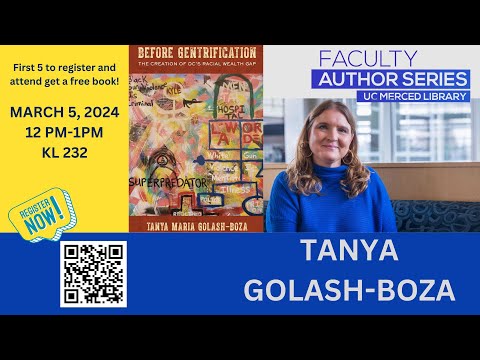 Preview image for Faculty Author Series with Dr. Tanya Golash-Boza