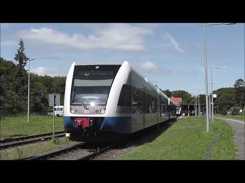 UBB 646 113 mit 646 128 im Bahnhof Seebad Heringsdorf
