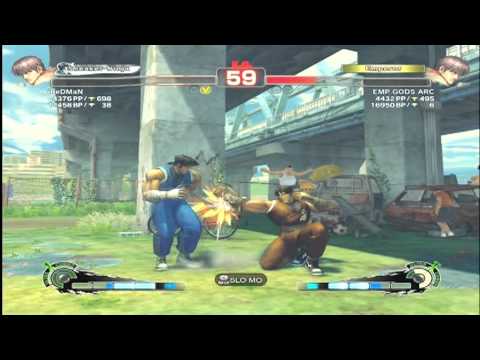 SSF4 AE 2012 Ranked: iReDMaN (Guy) vs EMP GODS ARC (Guy)
