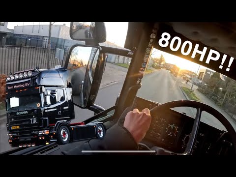 JOIN ME DRIVING THIS 800HP SCANIA 164 V8 FROM TOM HOLDING [POV VLOG]