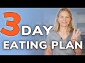 3-Day EATING PLAN to Start or Restart Low Carb Dieting