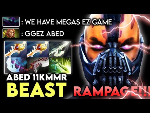 The Crazy Side Of 11K mmr You Dnt Get To See Every Day - ABED ANGRY MAGE BEAST MODE!!