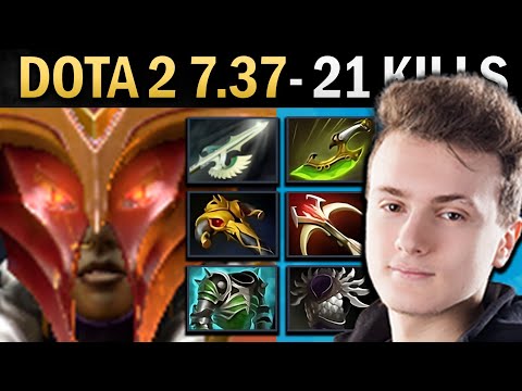 Legion Commander Gameplay Miracle with 21 Kills and Daedalus - Dota 2 7.37