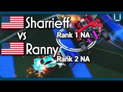 Sharrieff (Rank 1 NA) vs Ranny (Rank 2 NA) | 1v1 Rocket League