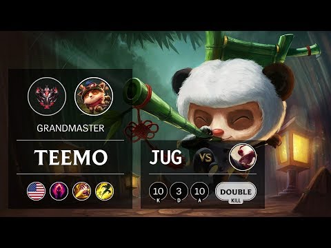 Teemo Jungle vs Lee Sin - NA Grandmaster Patch 9.23