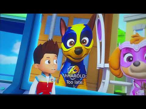 Harold trapped Ryder in the Lookout - PAW Patrol: Mighty Pups
