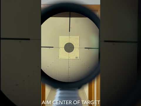 Bore-sight and zeroing your riflescope #shorts