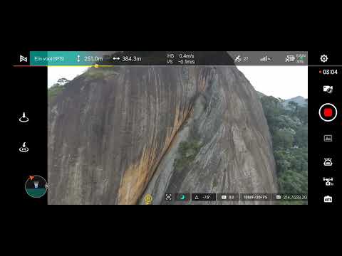 Pedra bonita voo drone 380 metros d altura umas das maiores Pedras d Pádua RJ Distrito d Santa Cruz 