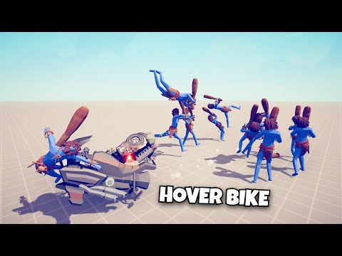 HOVER BIKE VS EVERY UNITS - Totally Accurate Battle Simulator TABS