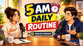 Improve Your English Fast! Daily 5 AM Routine Conversation Practice
