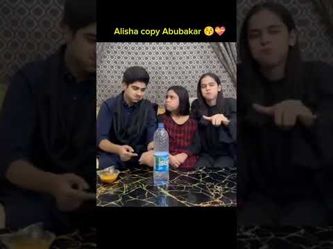 Alisha And Abubakar ❤️ #abubakar #alisha #cousinology #couple #love