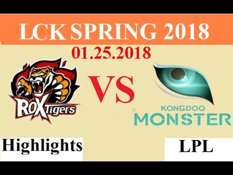 [01.25.2018]: ROX vs KDM - Highlights Game 1 - LCK Spring 2018 W2D3