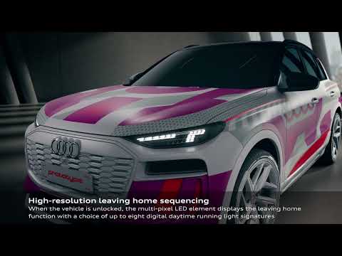 アウディの電気自動車「Q6 E-Tron」のプロトタイプ動画