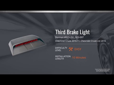 Chevy Cruze Third Brake Light Assembly Installation Video by Dorman Products
