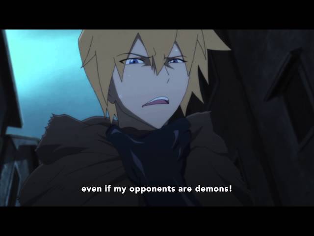 GARO THE ANIMATION - OFFICIAL CLIP - THE NIGHT IS FULL OF HORRORS