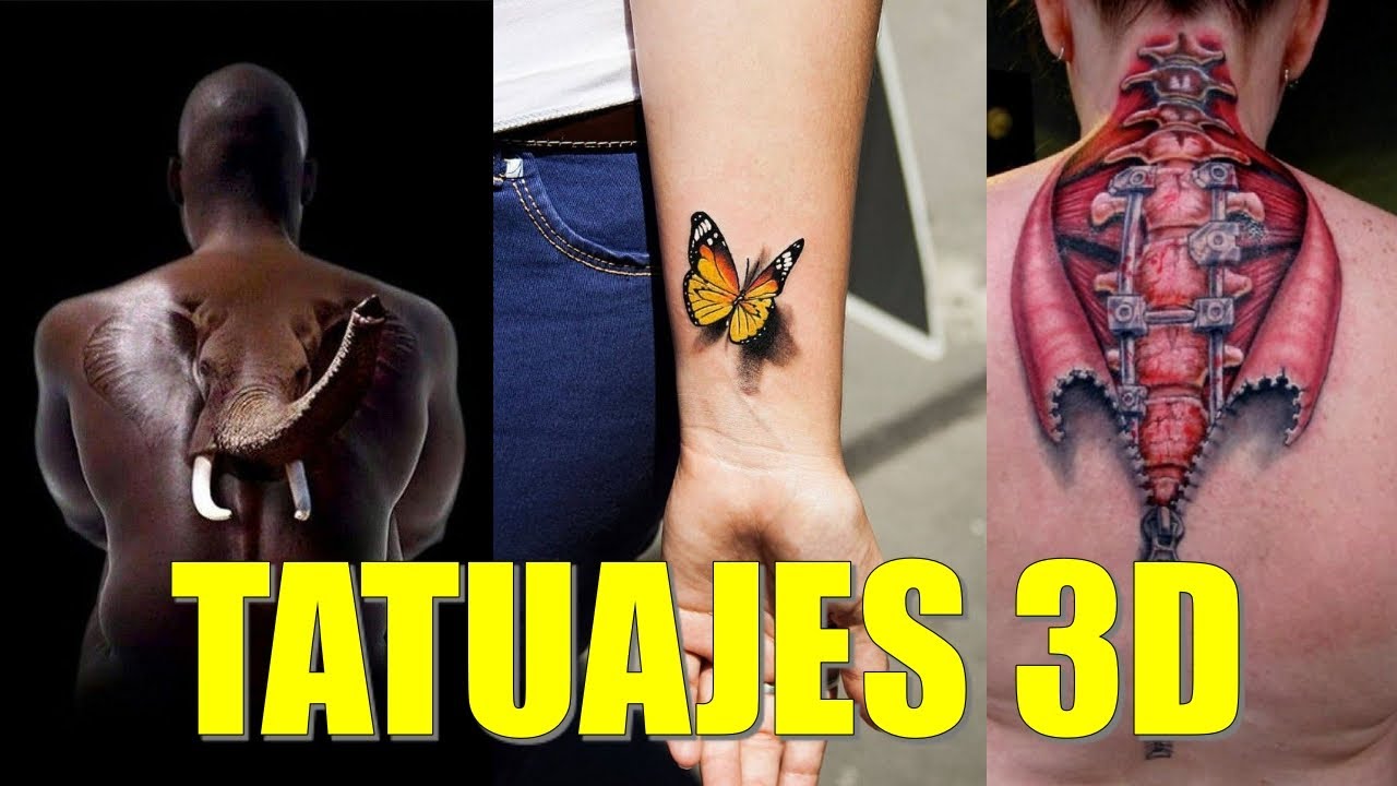 Top 17 TATUAJES en 3D que superan la Realidad