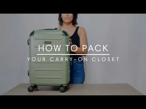 How to pack your Solgaard Carry-On Closet